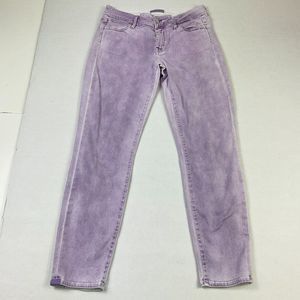 Koral Lavender Cropped Ankle Jeans